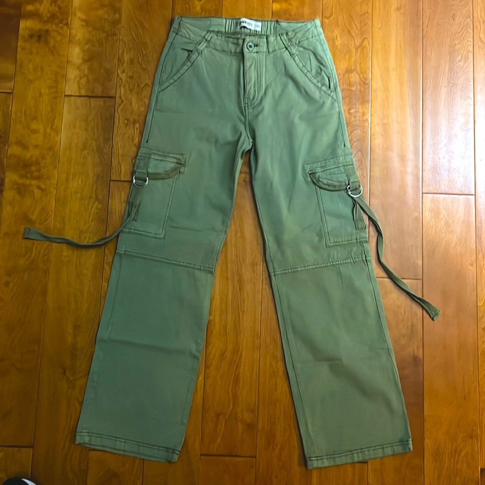 LOVEGEN Cargo Pants, Olive Green - Size 7/29